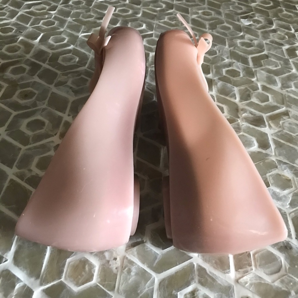 Melissa UltraGirl Bow II jelly peep-toe jelly flat - Picture 7 of 12